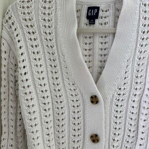 Gap White Cardigan - size xs